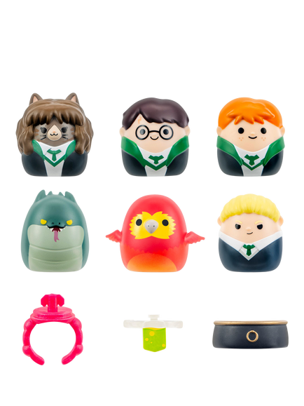 Squishmallows Harry Potter Squish-a-longs Mini-Squish, Style 2/Wave 2, Pack of 6 - view 2, Multi