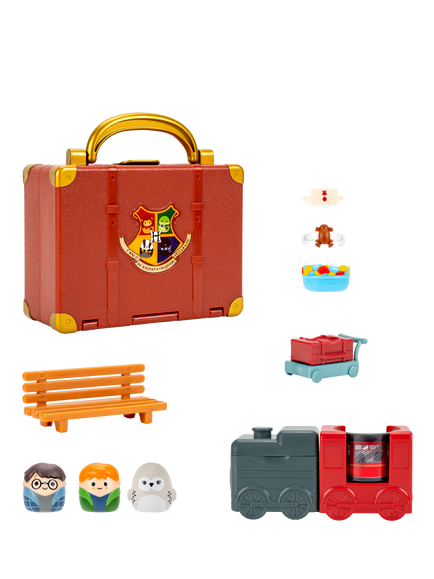 Squishmallows Harry Potter Hogwarts Express Squish-a-longs Playset, Multi