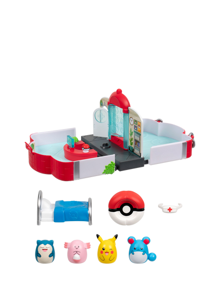 Squishmallows Pokémon Centre Squish-a-longs Playset, Multi