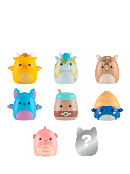 Squishmallows Squish-a-longs Mini-Squish, Style 4/Wave 5, Pack of 8 - view 2, Multi
