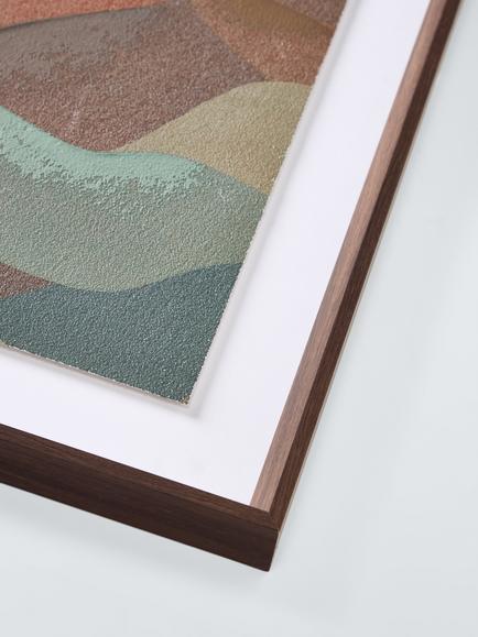 John Lewis 'Retro Flo' Framed Prints, Set of 2, 50 x 50cm, Multi - view 2, Multi
