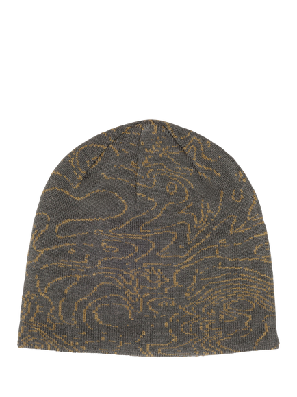 KAVU Benny Beanie Hat, Olive Topo - view 2, Olive Topo