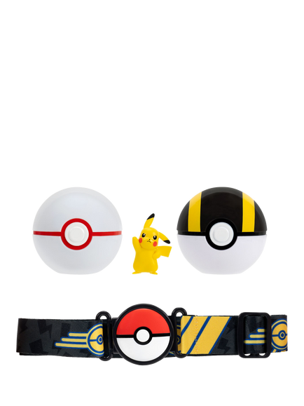 Pokémon Pikachu Clip ‘N’ Go Poké Ball Belt Set - view 2, Multi