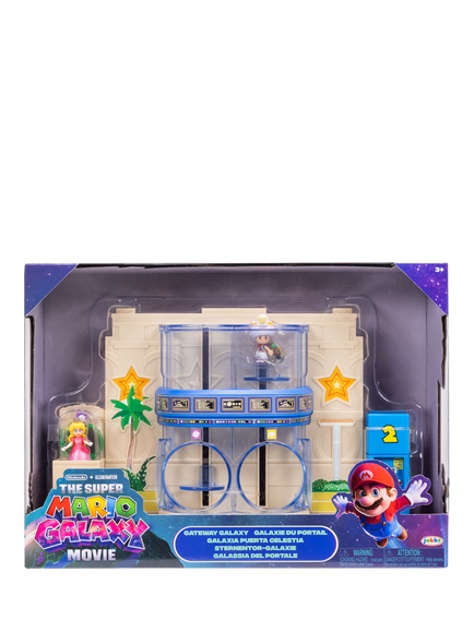 Super Mario Bros. Super Mario Movie Gateway Galaxy Diorama Set - view 2, Multi