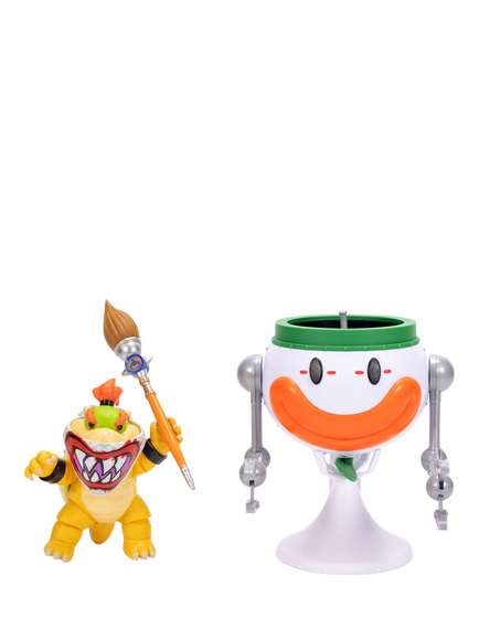 Super Mario Bros. Super Mario Galaxy Movie Bowser Jr. with Clown Car Set, Multi