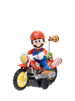Super Mario Bros. Super Mario Galaxy Movie Mario and Motorcycle Set, Multi