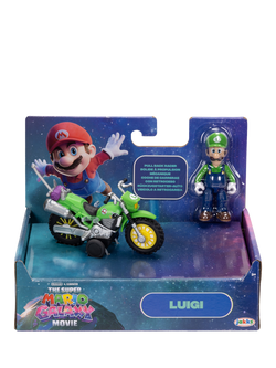 Super Mario Bros. Super Mario Galaxy Movie Luigi and Motorcycle Set - view 2, Multi