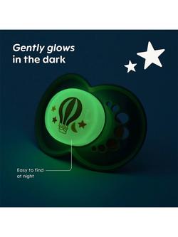 MAM Original Night Soother, 6-18m, Pack of 2, Pink - view 2, Pink