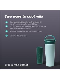Elvie Portable Milk Cooler, Teal - view 2, Teal