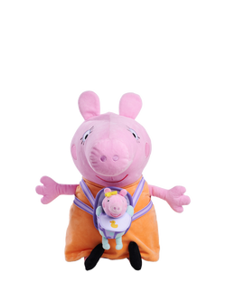 Peppa Pig Mummy Pig  and Evie Soft Toy, Multi