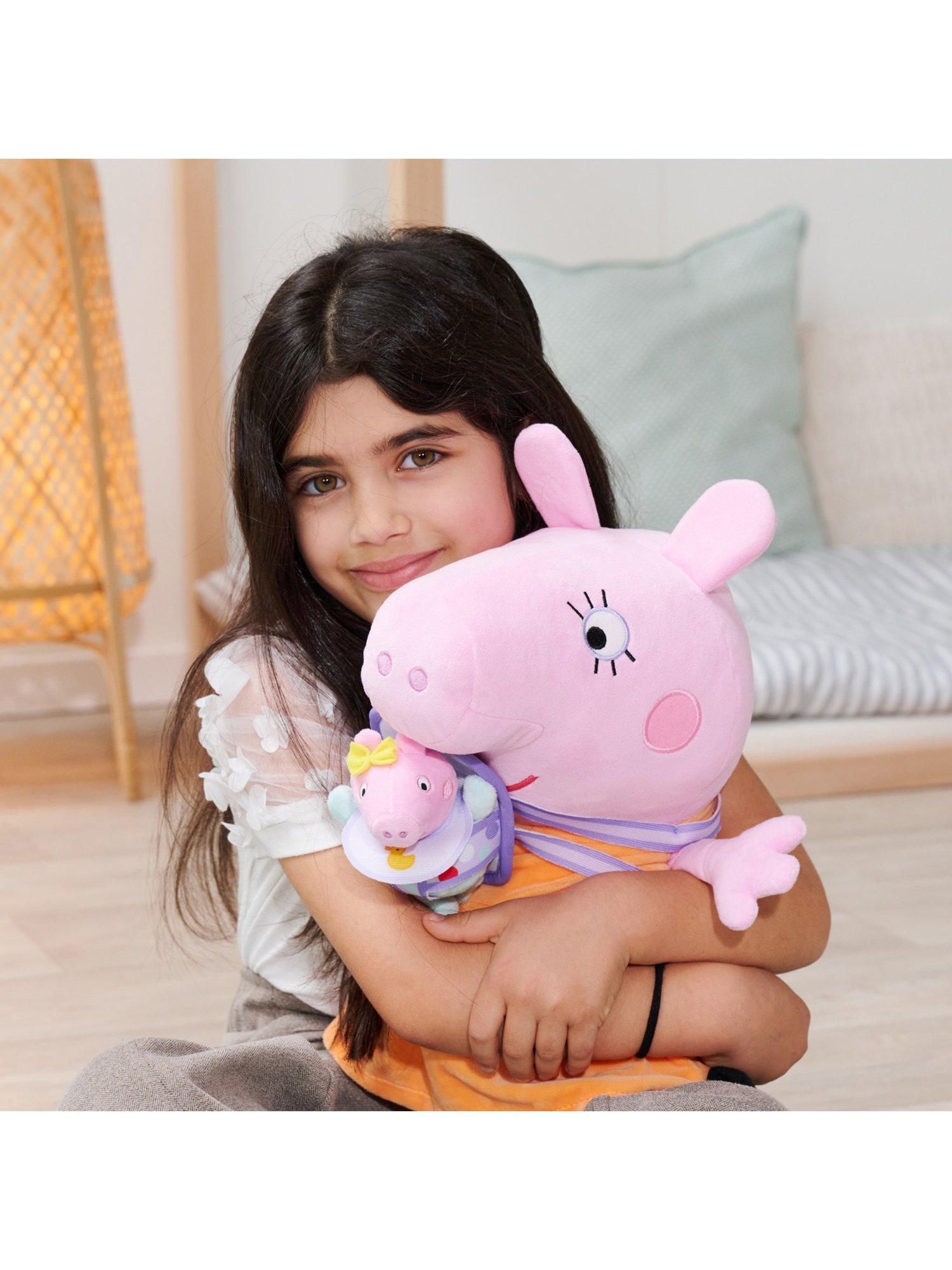 Peppa Pig Mummy Pig and Evie Soft Toy