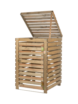 Garden Trading Aldsworth Spruce Wood Bin Store, Natural