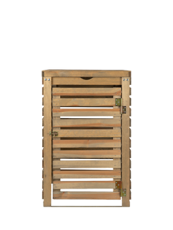 Garden Trading Aldsworth Spruce Wood Bin Store - view 2, Natural