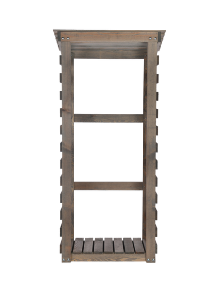 Garden Trading Aldsworth Spruce Wood Tall Log Store, Natural