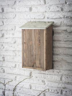 Garden Trading Aldsworth Spruce Wood Post Box - view 2, Natural