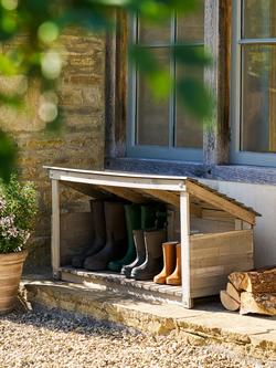 Garden Trading Aldsworth Spruce Wood Welly Store - view 2, Natural