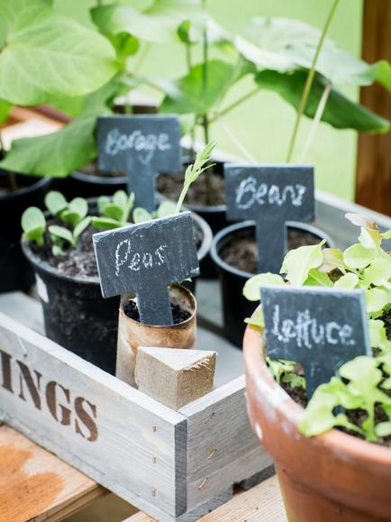 Garden Trading Greenhouse Slate Tags, Pack of 6 - view 2, Grey
