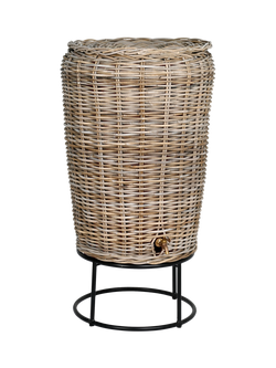 Garden Trading Kingscote Rattan Water Butt, 200L, Natural
