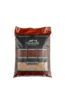 Traeger Signature Blend Hardwood BBQ Pellet Bag, 9kg, Black