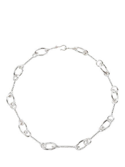 Shyla Matera Interlock Necklace, Silver, Silver