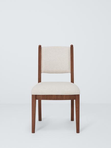 John Lewis Elder Side Chair - view 2, Walnut/Natural