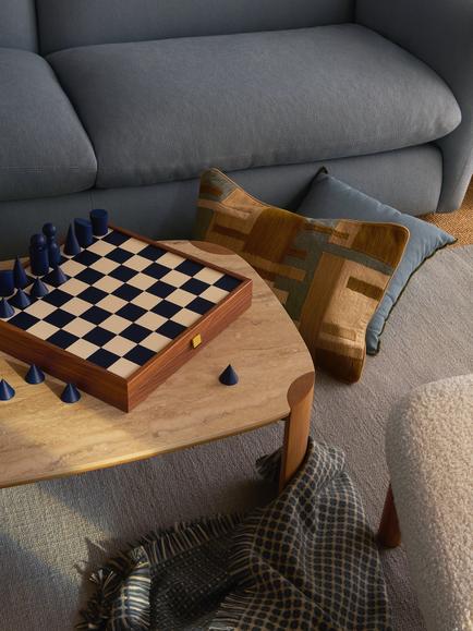 John Lewis Scoop Ceramic Top Coffee Table, Oak - view 2, Oak