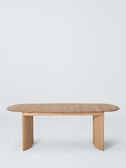 John Lewis Ida 8-10 Seater Dining Table, Oak - view 2, Oak