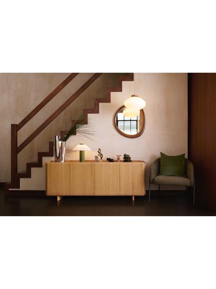 John Lewis Etta 4 Door Sideboard, Oak - view 2, Oak