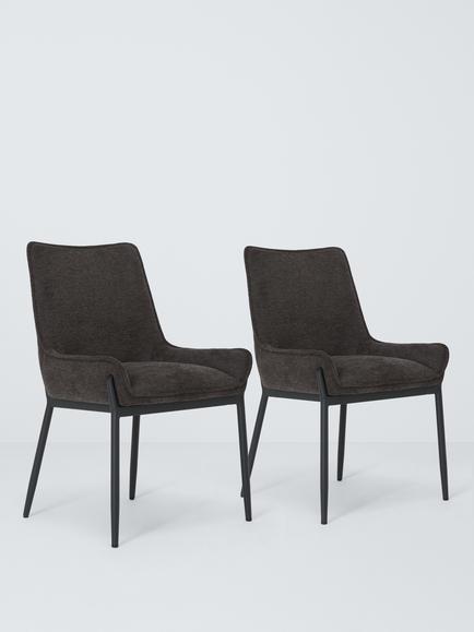 John Lewis Calgary Dining Chair, Set of 2, Chocolate