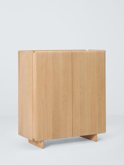 John Lewis Etta 2 Door Cabinet, Oak, Oak