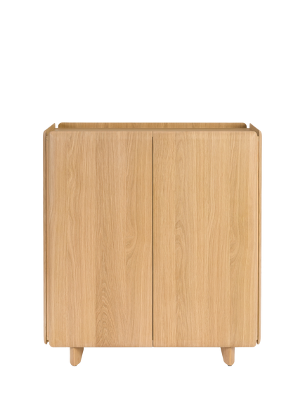 John Lewis Etta 2 Door Cabinet, Oak, Oak
