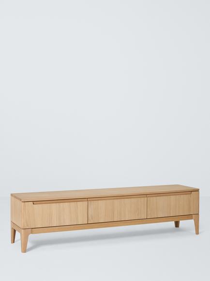John Lewis Mira TV Unit, Oak, Oak