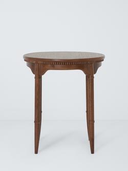 John Lewis Elder Side Table, Walnut Finish - view 2, Dark Brown