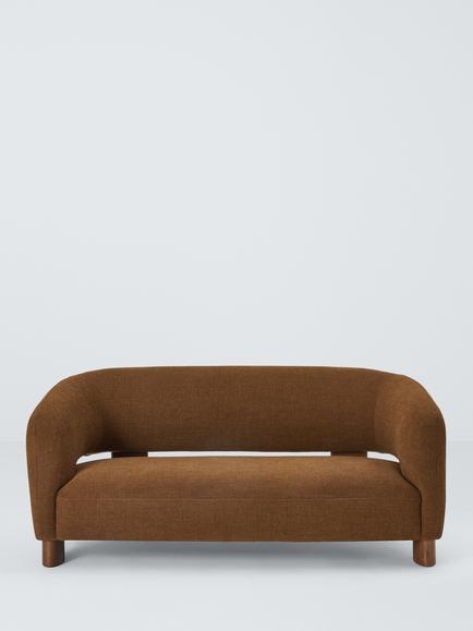 John Lewis Bolo Medium 2 Seater Sofa, Bronze Chenille - view 2, Bronze Chenille