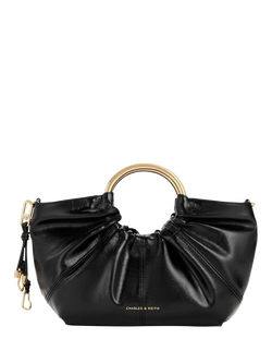 CHARLES & KEITH Ciara Top Handle Bag, Black