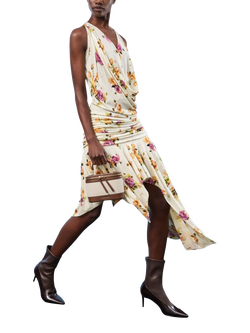 CHARLES & KEITH Enola Top Handle Vanity Bag, Chocolate - view 2, Chocolate Canvas