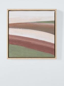 John Lewis Abstract Square Framed Canvas Prints, Set of 2, 30 x 30cm, Multi - view 2, Multi
