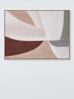 John Lewis 'Scandi Shapes' Abstract Framed Canvas Print, 100 x 75cm, Multi - view 2, Multi