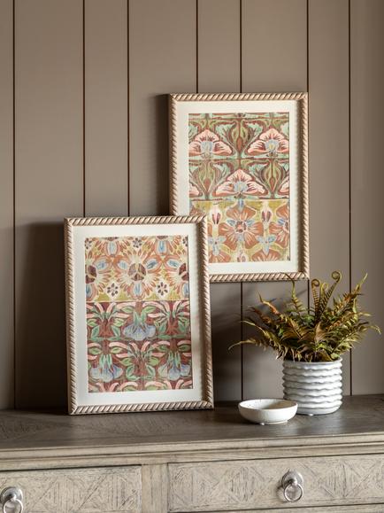 John Lewis Floral Framed Print & Mount, Set of 2, 40 x 30cm, Multi - view 2, Multi
