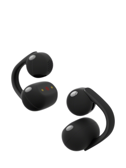 Sony WF-LC900 LinkBuds Clip True Wireless Bluetooth In-Ear Headphones with Open-Ear Design & Mic/Remote, Black