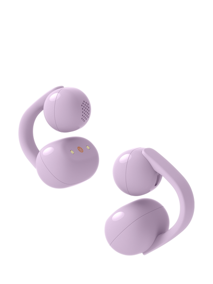 Sony WF-LC900 LinkBuds Clip True Wireless Bluetooth Open-Ear Headphones with Open-Ear Design & Mic/Remote, Violet