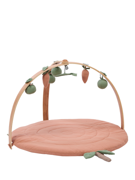 Tutti Bambini Good Life Wood & Muslin Playgym, Orange, Orange
