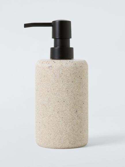 John Lewis Dune Soap Dispenser, Natural Sand, Natural Sand