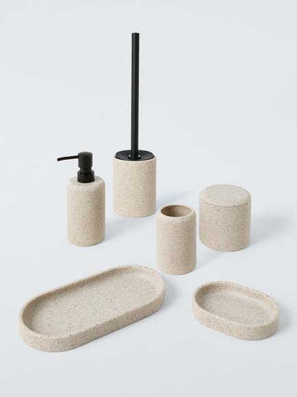 John Lewis Dune Bath Accessories Range, Natural Sand