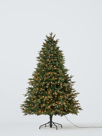 John Lewis Belgravia Pre-Lit Christmas Tree, Green