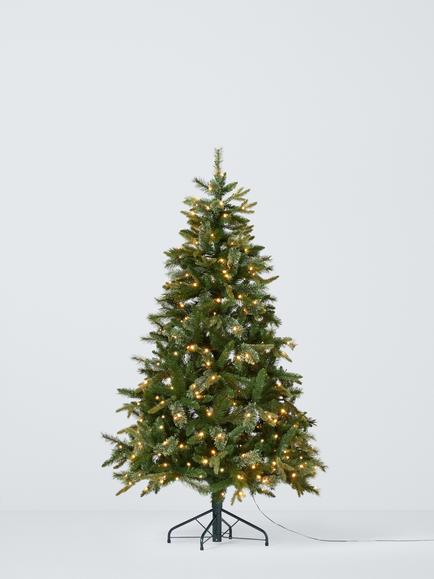 John Lewis Cashmere Pre-lit Christmas Tree, Green