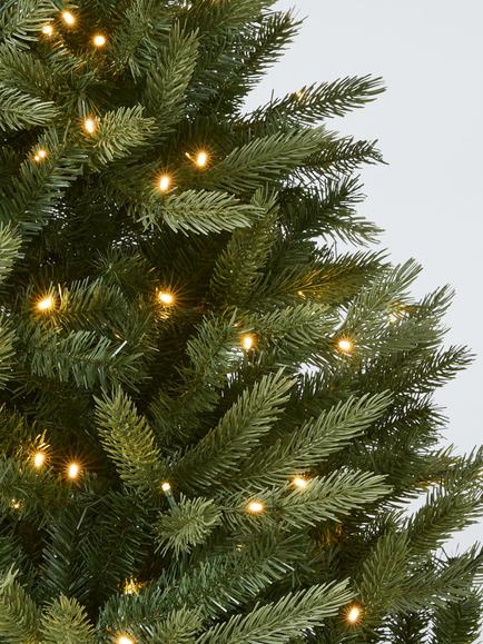 John Lewis Peardrop Pre-Lit Christmas Tree, 7ft - view 2, Green