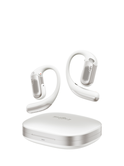 Shokz OpenFit Pro Bluetooth True Wireless Open-Ear Headphones, White