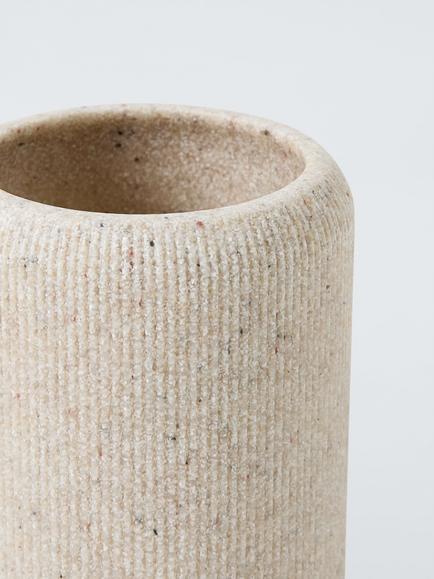 John Lewis Dune Bathroom Tumbler, Natural Sand - view 2, Natural Sand