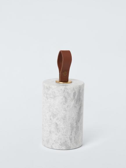 John Lewis Marble Doorstop, Grey, Grey